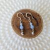 Angelite Moon Earrings